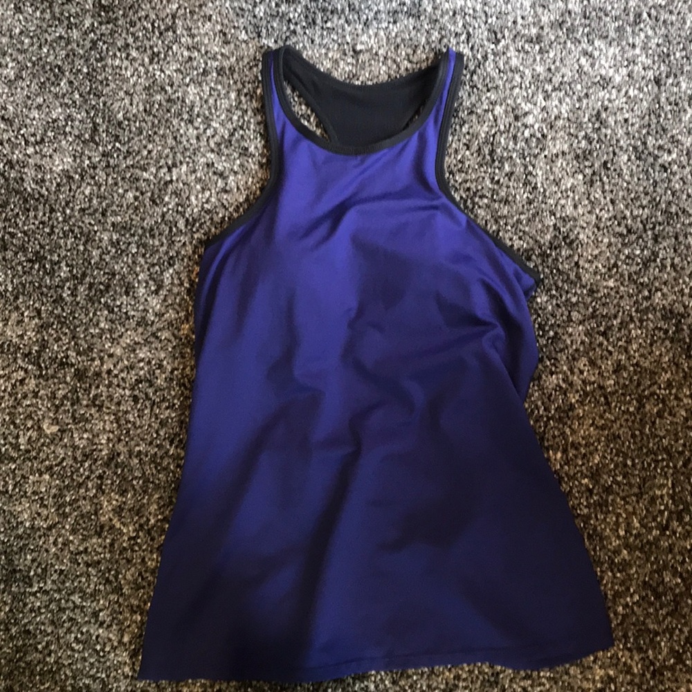 Fabletics size m blue tank top